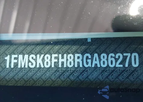 2024 Ford Explorer Limited z USA, uszkodzony, nr VIN 1FMSK8FH8RGA86270